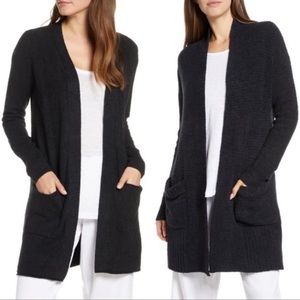 Barefoot Dreams CozyChic Lite Dark Navy Cardigan Size XL